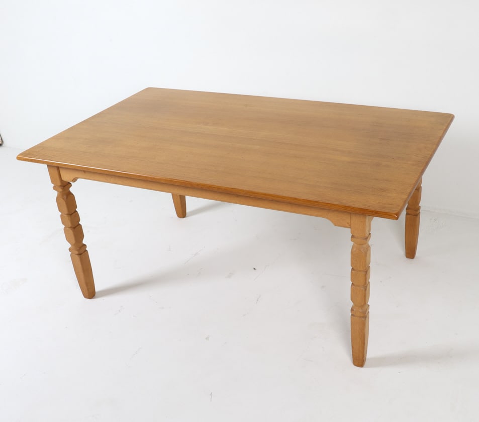 KJAERNULF STYLE DANISH OAK EXTENDING DINING TABLE (1 of 20)