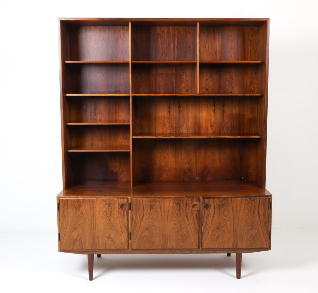SVEN ELLEKAER ROSEWOOD BOOKCASE CABINET C. 1960S (1 of 18)