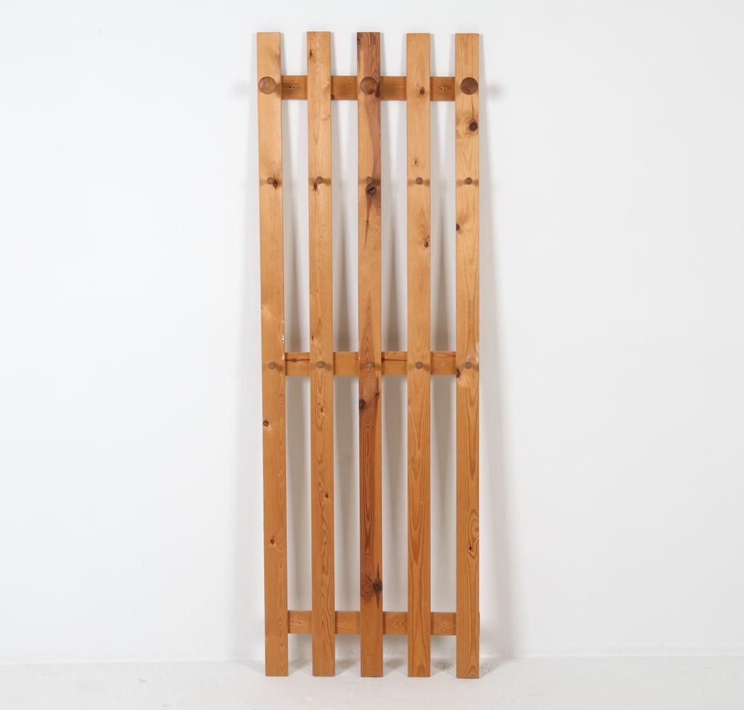 SWEDISH PINE COAT RACK C. 1970S (1 of 12)