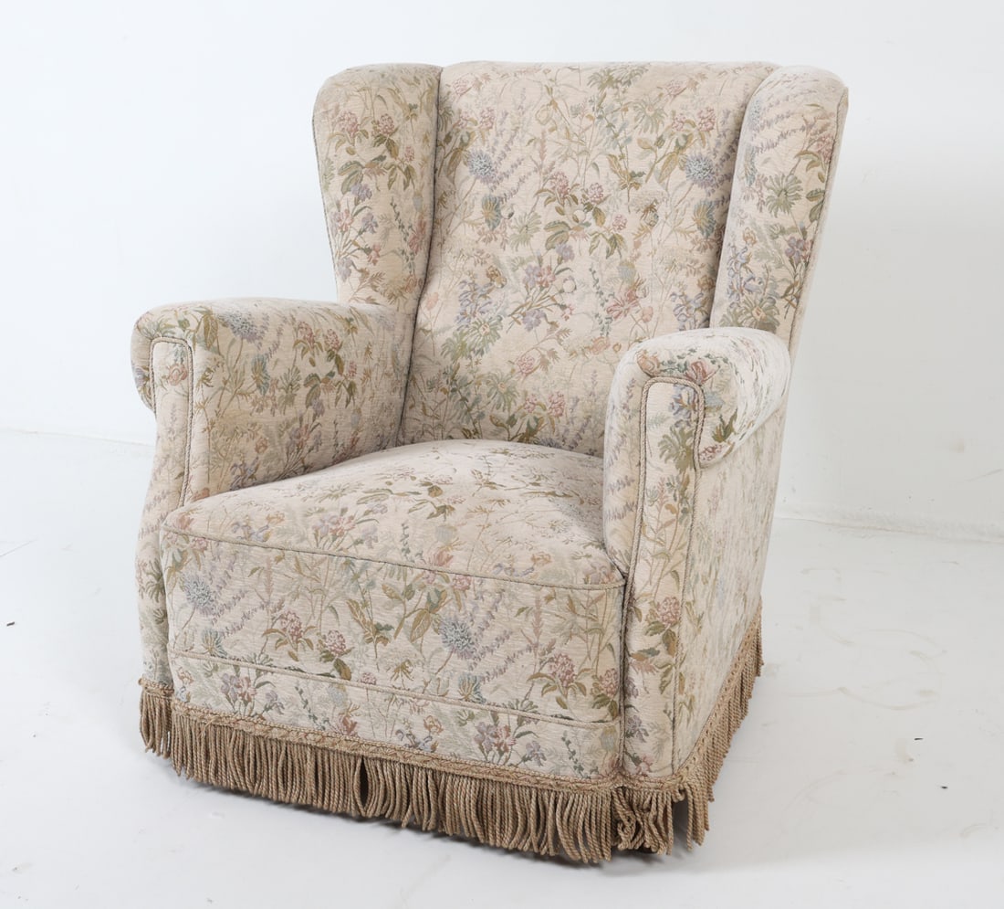 DANISH WINGBACK LOUNGE CHAIR C. 1950S (1 of 19)