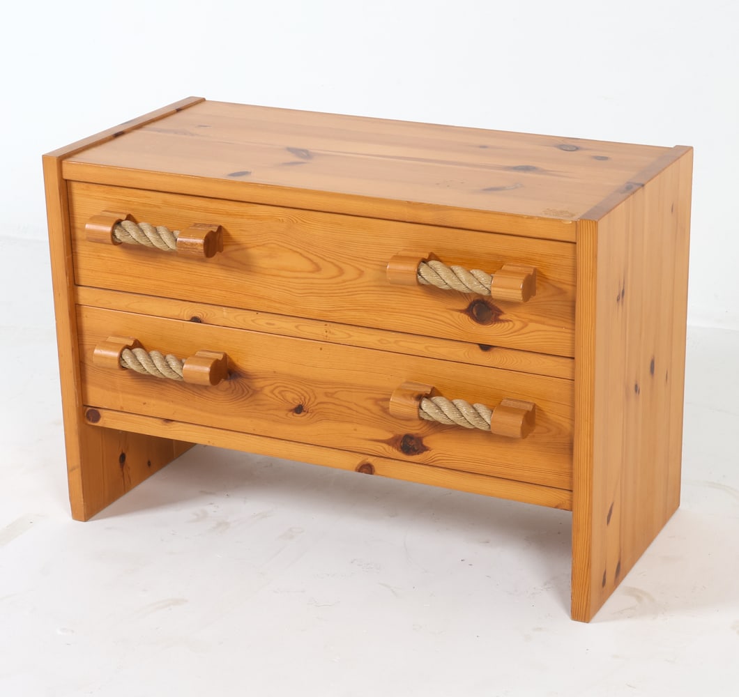 MID-CENTURY SWEDISH PINE LOW CHEST C. 1970S (1 of 14)