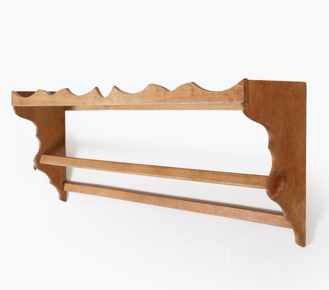 SCANDINAVIAN OAK COAT RACK C. 1970S (1 of 16)