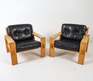 PAIR ESKO PAJAMIES FOR ASKO 'BONANZA' CHAIRS