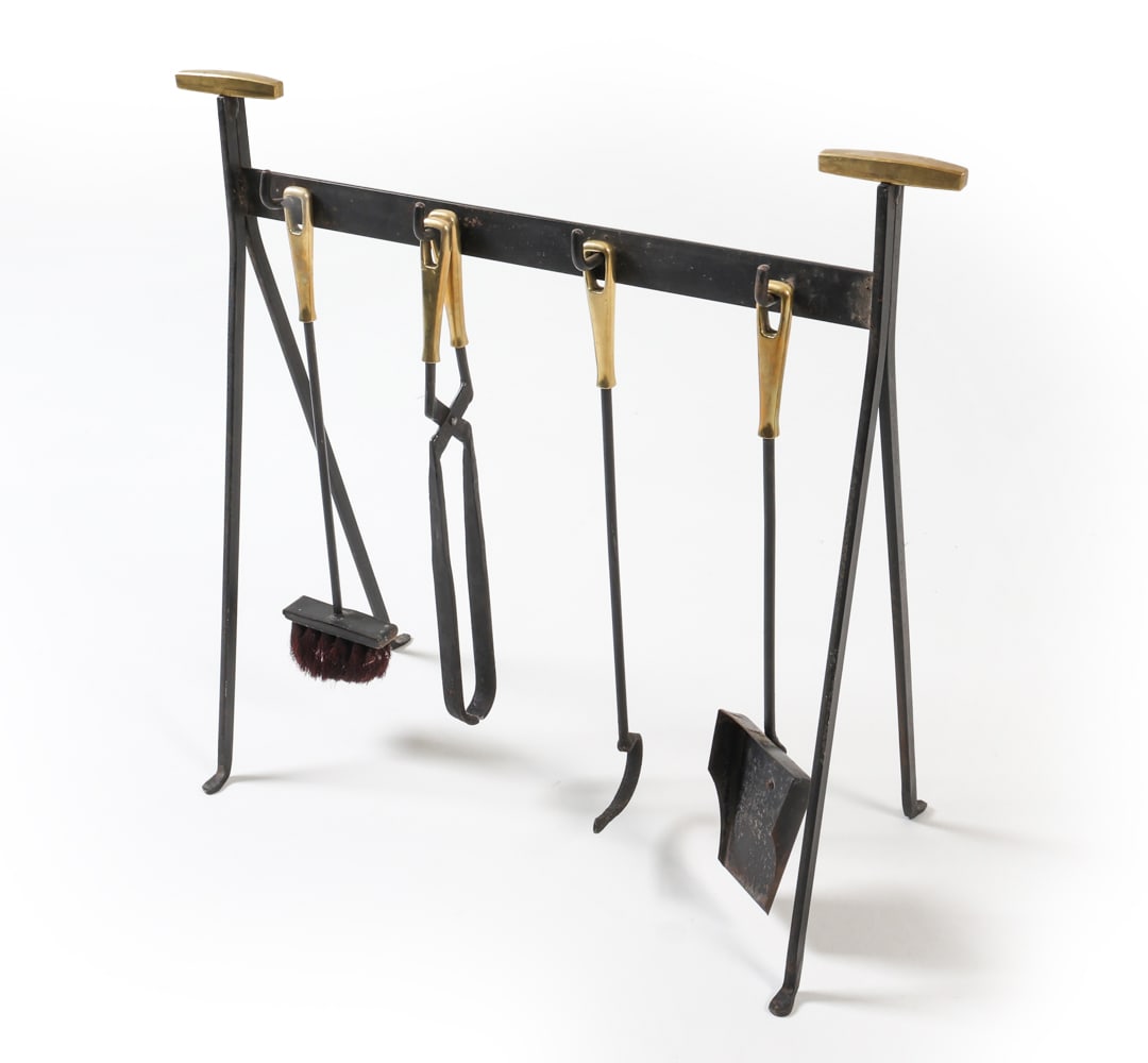 VEREINIGTE WERKSTATTEN GERMAN IRON FIREPLACE TOOLS (1 of 15)