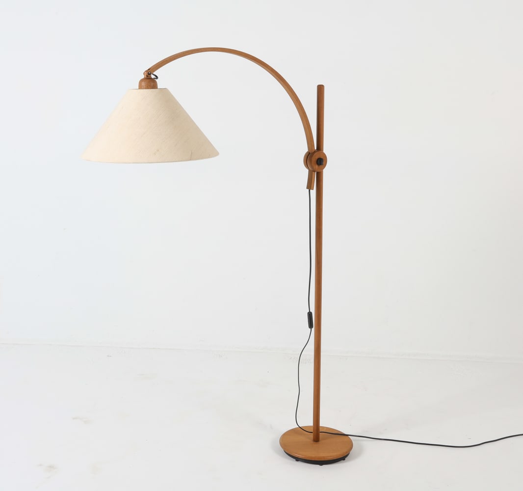 MID-CENTURY SWEDISH TEAK FLOOR LAMP C. 1970S (1 of 13)