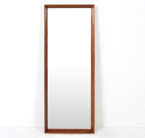 DANISH TEAK WALL MIRROR C. 1960S