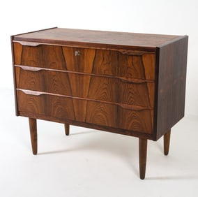 MID-CENTURY DANISH ROSEWOOD CHEST C. 1970S