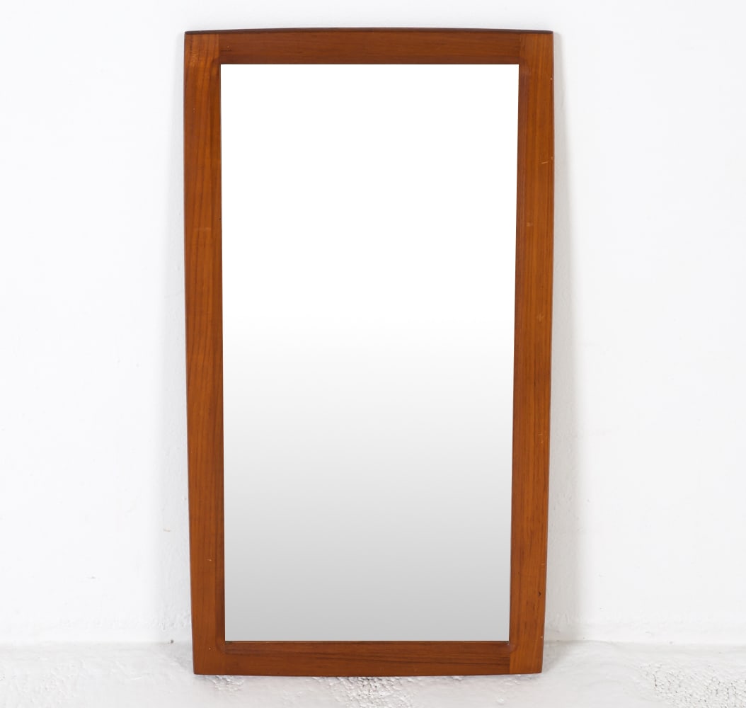 DANISH TEAK WALL MIRROR C. 1960S (1 of 9)