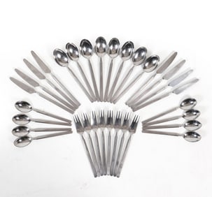 ERIK HERLOW 'OBELISK' DANISH STAINLESS FLATWARE
