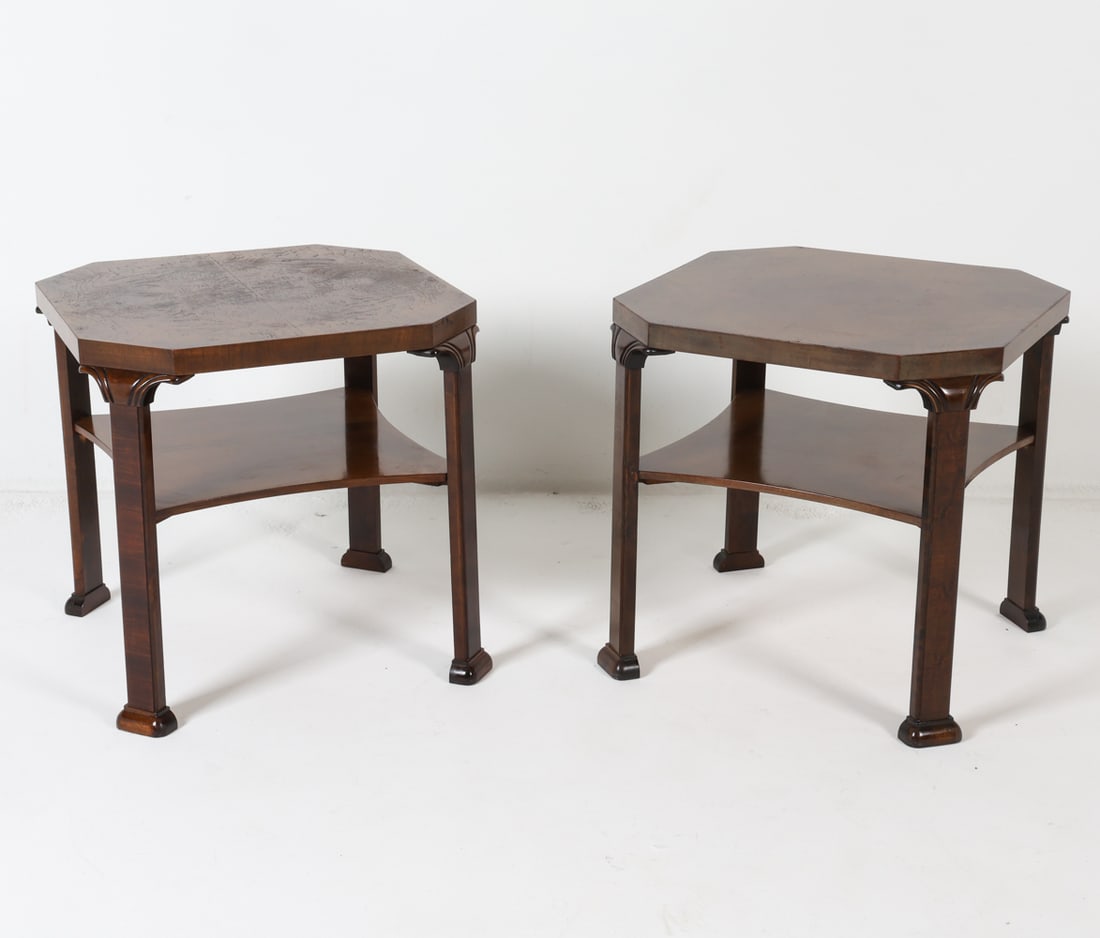 PAIR OF SLAGELSE STYLE DANISH SIDE TABLES (1 of 15)