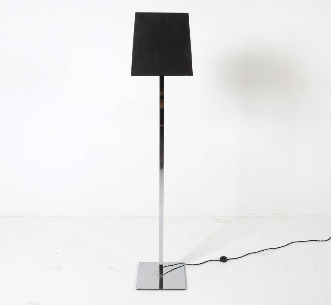 CONTARDI TONDA ITALIAN CHROME FLOOR LAMP (1 of 10)