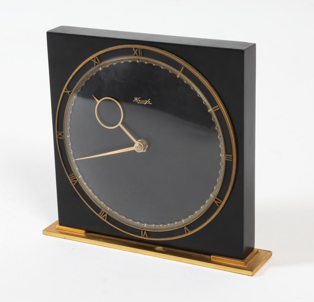 ART DECO CLOCK BY HEINRICH MOLLER FOR KIENZLE (1 of 12)