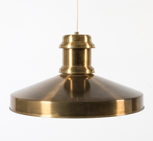 HOLMEGAARD 'SKIBSLAMPE 36' BRASS PENDANT LIGHT