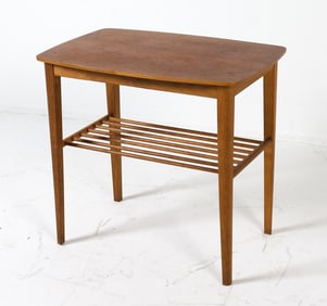 MID-CENTURY DANISH TEAK SIDE TABLE C. 1970S