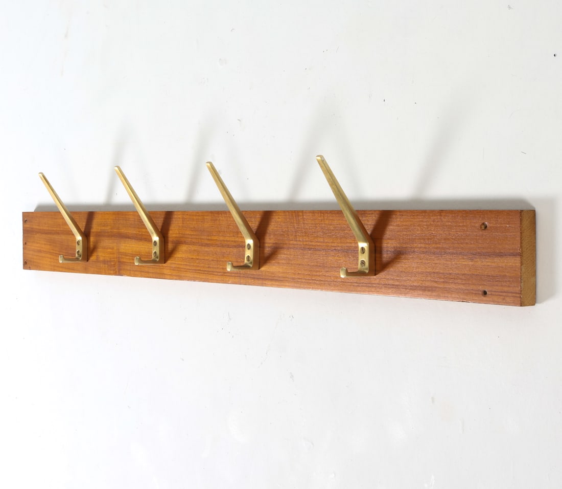 MID-CENTURY DANISH TEAK COAT RACK C. 1970S (1 of 12)