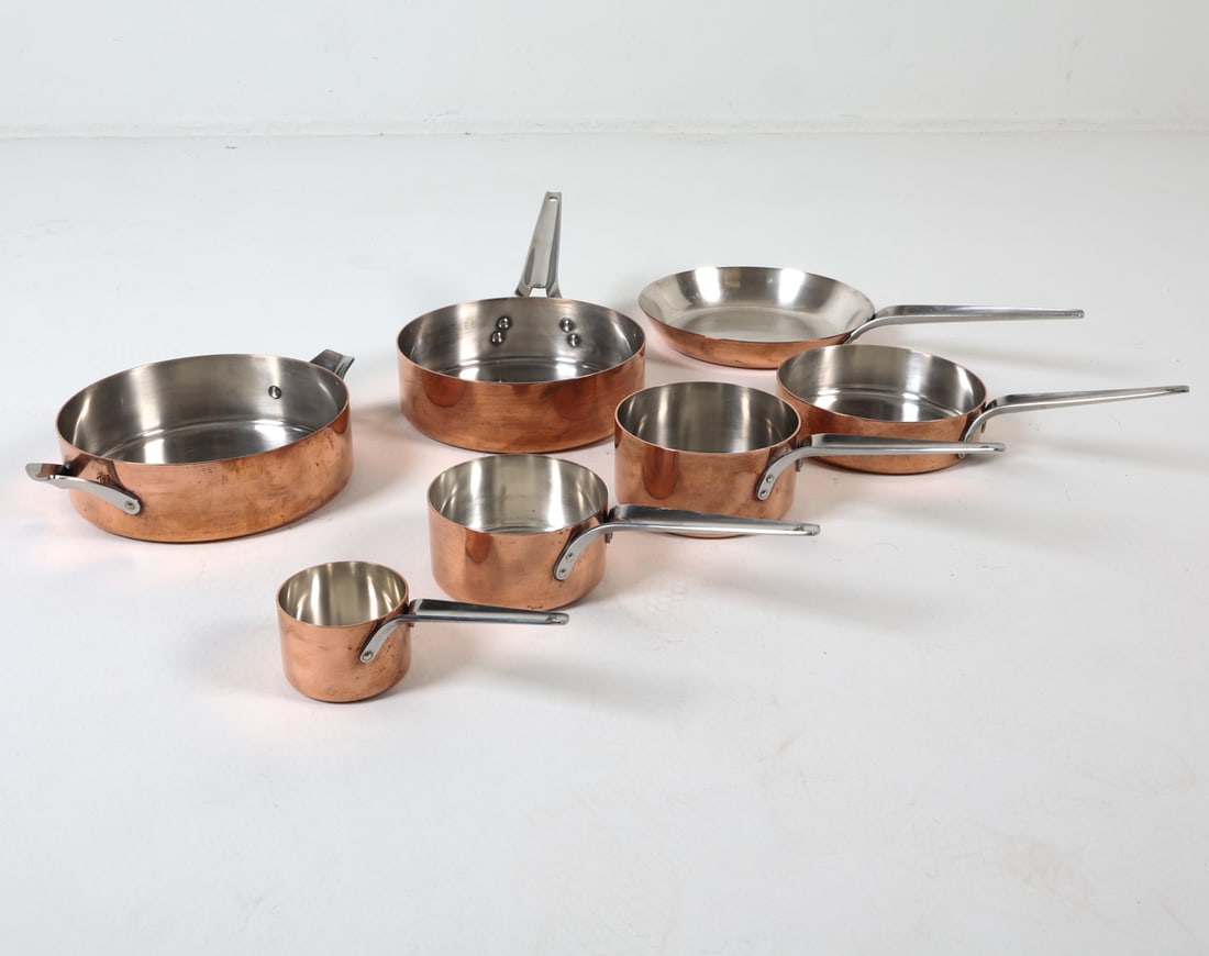 GEORG JENSEN DANISH COPPER POT GROUPING (1 of 13)