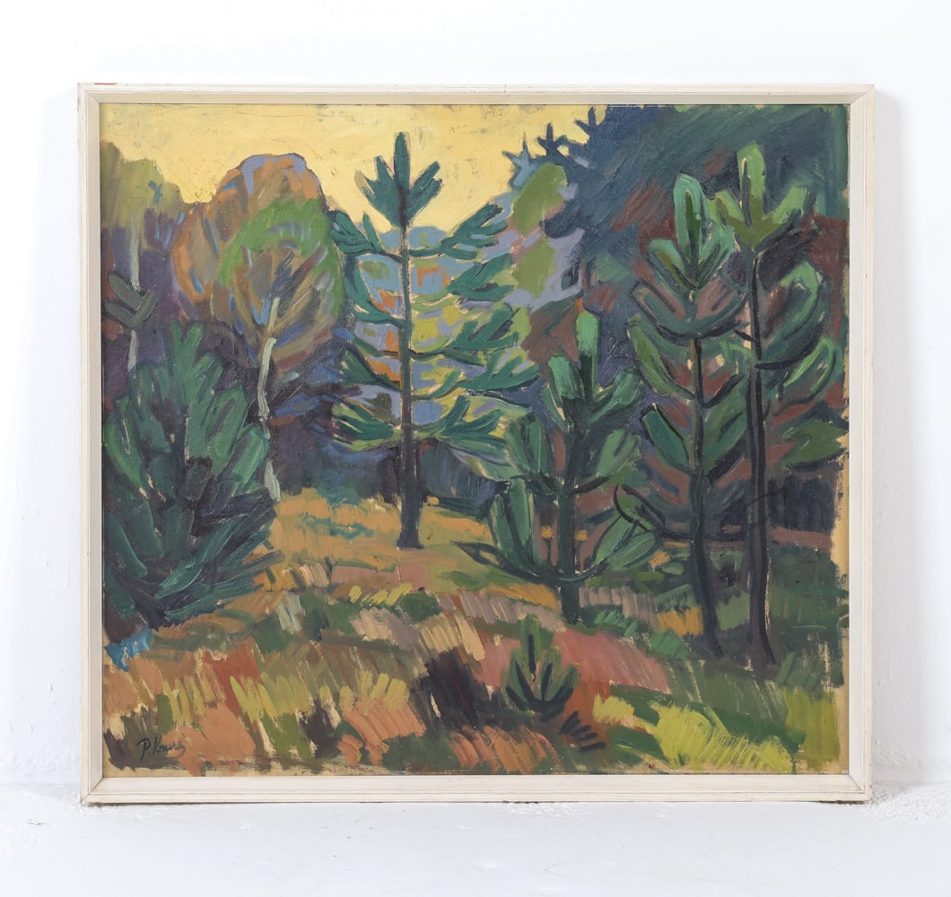 PETER KRUSE (DANISH, 20TH C.) LANDSCAPE O/C (1 of 13)