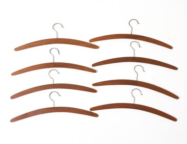 DANISH TEAK COAT HANGERS C. 1960S