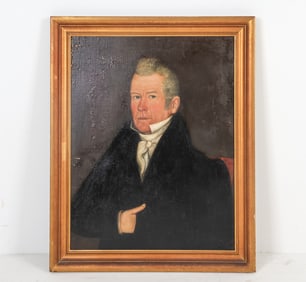 19TH C. PORTRAIT OF CAPTAIN ALLEN STEWART