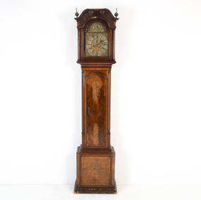GEORGE III MAHOGANY TALL CASE CLOCK (1 of 20)