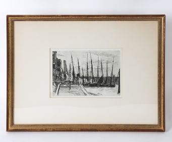 JAMES ABBOTT MCNEILL WHISTLER (1834-1903) ETCHING