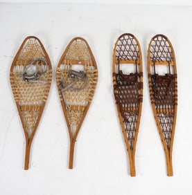 VINTAGE SNOW SHOE GROUPING