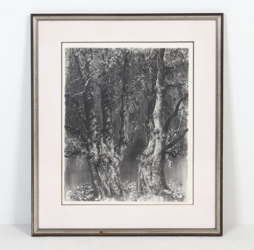 WALTER DUBOIS RICHARDS 20TH C. LITHOGRAPH PRINT (1 of 10)