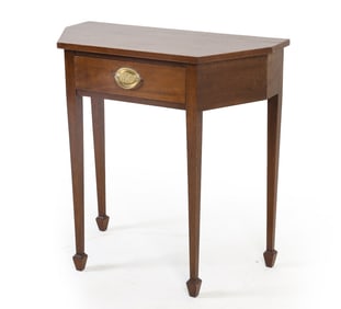 HEPPLEWHITE STYLE MAHOGANY HALL TABLE