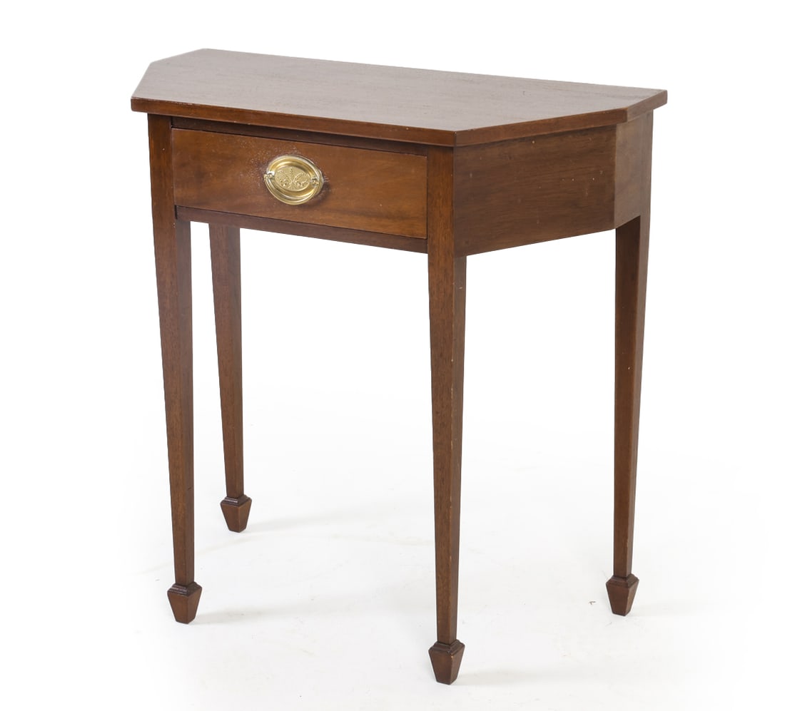 HEPPLEWHITE STYLE MAHOGANY HALL TABLE (1 of 14)