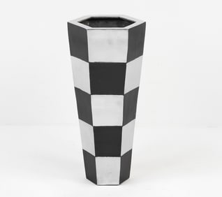 CONTEMPORARY METAL CLAD UMBRELLA STAND