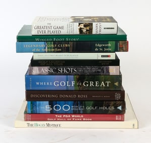 CONTEMPORARY GOLF COFFEE TABLE BOOK GROUPING