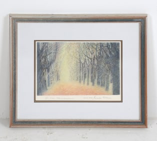 URSULA BRAUN IMPRESSIONIST PRINT