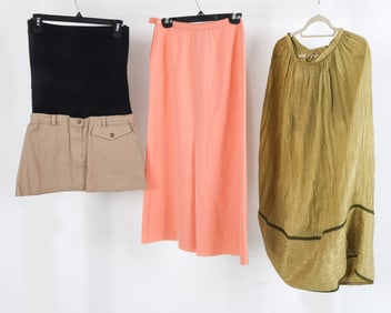 VINTAGE WOMANS DESIGNER SKIRT GROUPING