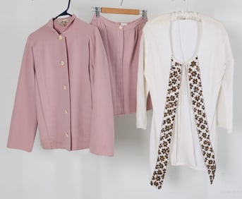 VINTAGE WOMENS DESIGNER CLOTHING GROUPING