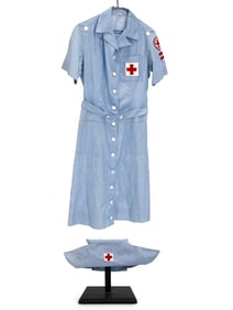 VINTAGE AMERICAN RED CROSS VOLUNTEER UNIFORM
