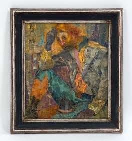 GEORGE RUSSIN (1910-2010) ABSTRACT O/C