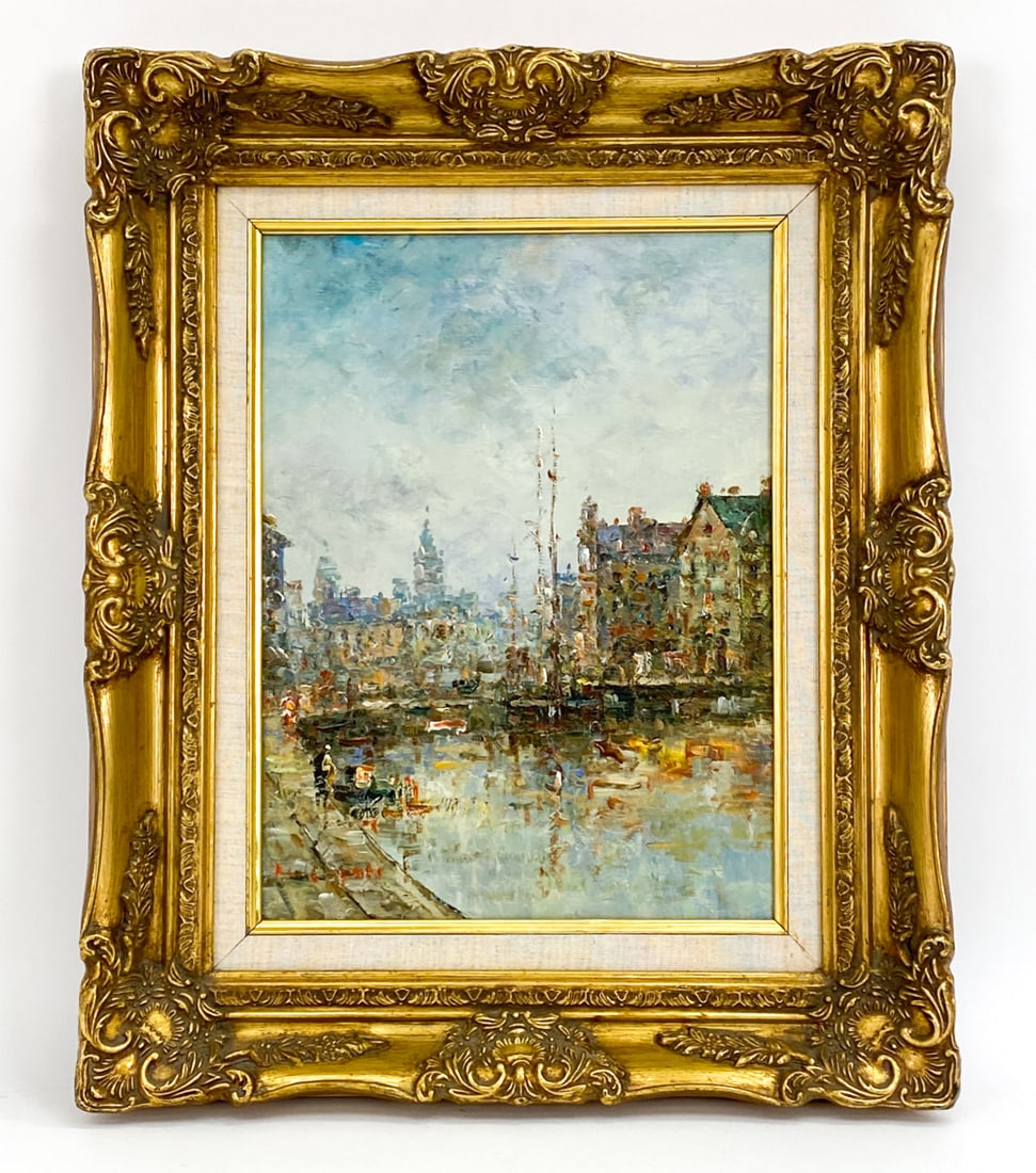 EUROPEAN HARBOR SCENE O/C (1 of 5)