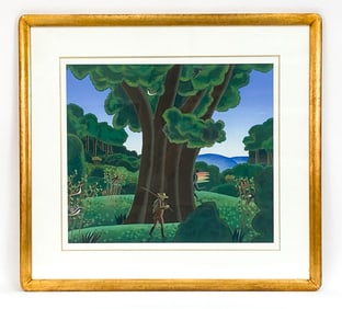 THOMAS MCKNIGHT (B. 1941) SERIGRAPH