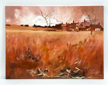 INGIS CLAUS LANDSCAPE PAINTING O/C