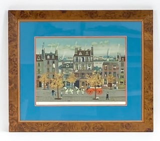 MICHEL DELACROIX (FRENCH, B.1933) LITHOGRAPH