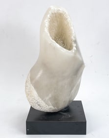 ABSTRACT CARVED MARBLE SCULPTURE