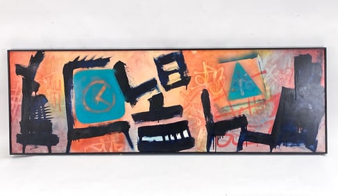 CONTEMPORARY ABSTRACT STREET ART STYLE PAINTING