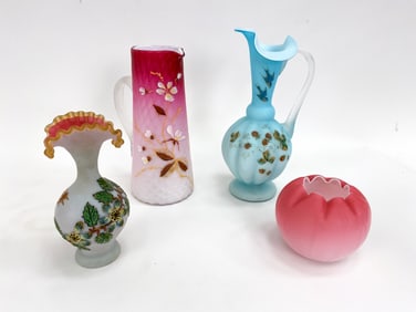 ART GLASS GROUPING INCL. THOMAS WEBB
