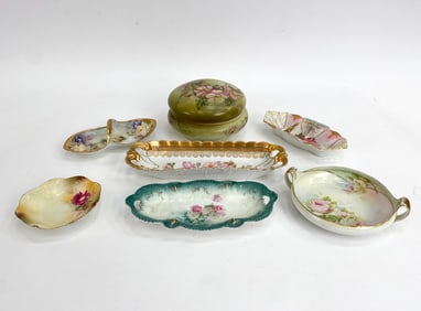 GROUPING OF PRUSSIAN & GERMAN PORCELAIN ETC.