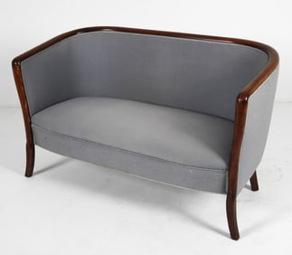 SCANDINAVIAN BARREL BACK SETTEE