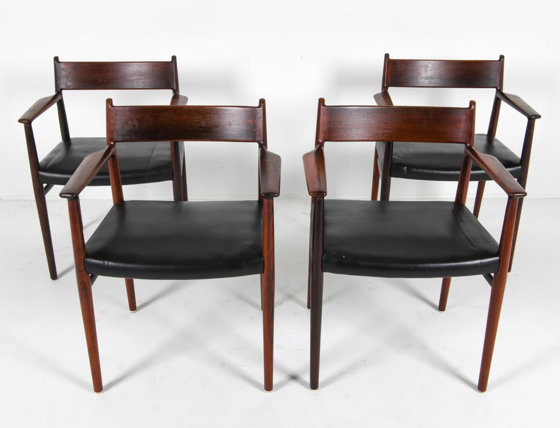 (4) ARNE VODDER MODEL 404 ROSEWOOD DINING CHAIRS (1 of 16)
