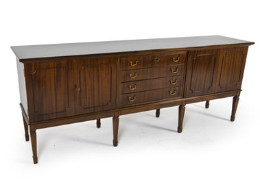 SCANDINAVIAN MAHOGANY SIDEBOARD C. 1960S