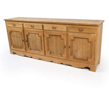 KJAERNULF STYLE DANISH OAK SIDEBOARD C. 1970S