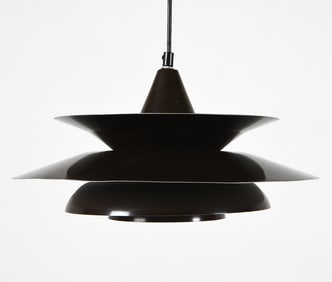 DANISH SAUCER PENDANT LIGHT C. 1970S