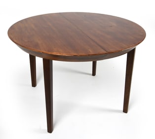 DANISH ROSEWOOD EXTENDING DINING TABLE C. 1960S